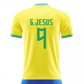 Prima Maglia Brasile Mondiali 2022 Gabriel Jesus 9